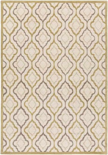 Fishcum Transitional Brown Cloud Area Rug